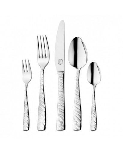 Hammered cutlery set 30 pcs