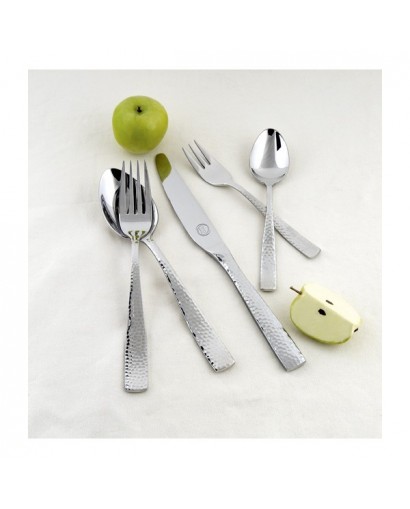Hammered cutlery set 30 pcs