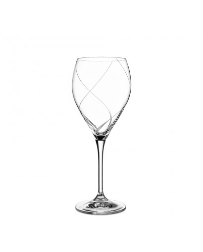 White wine crystal glass...