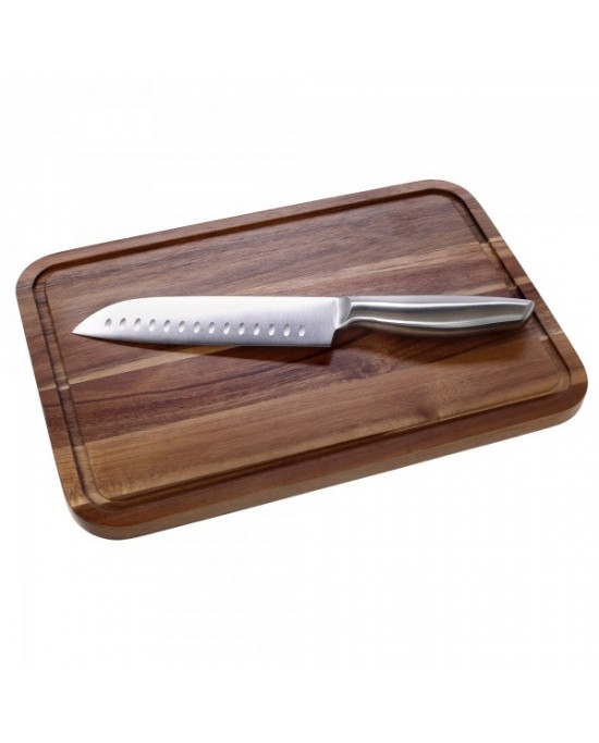 Wooden board santoku set of 2 pieces